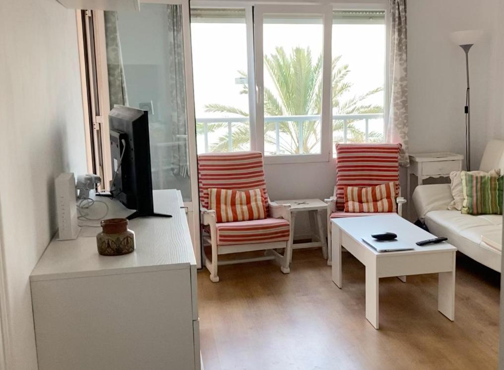 Apartamento 1ª Linea De Mar Almeria Bagian luar foto